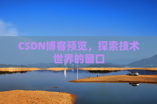 CSDN博客预览，探索技术世界的窗口